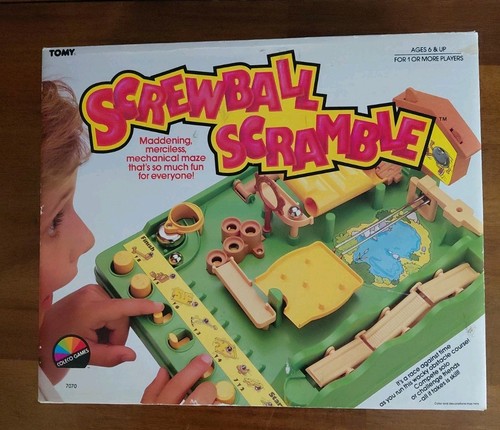 Vintage 1987 tomy screwball - tomy,